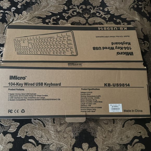 IMicro Wired USB Keyboard - NIB - Picture 4 of 4